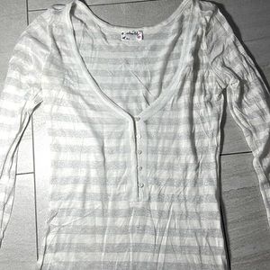 Sparkly Free People shirt, Sz S